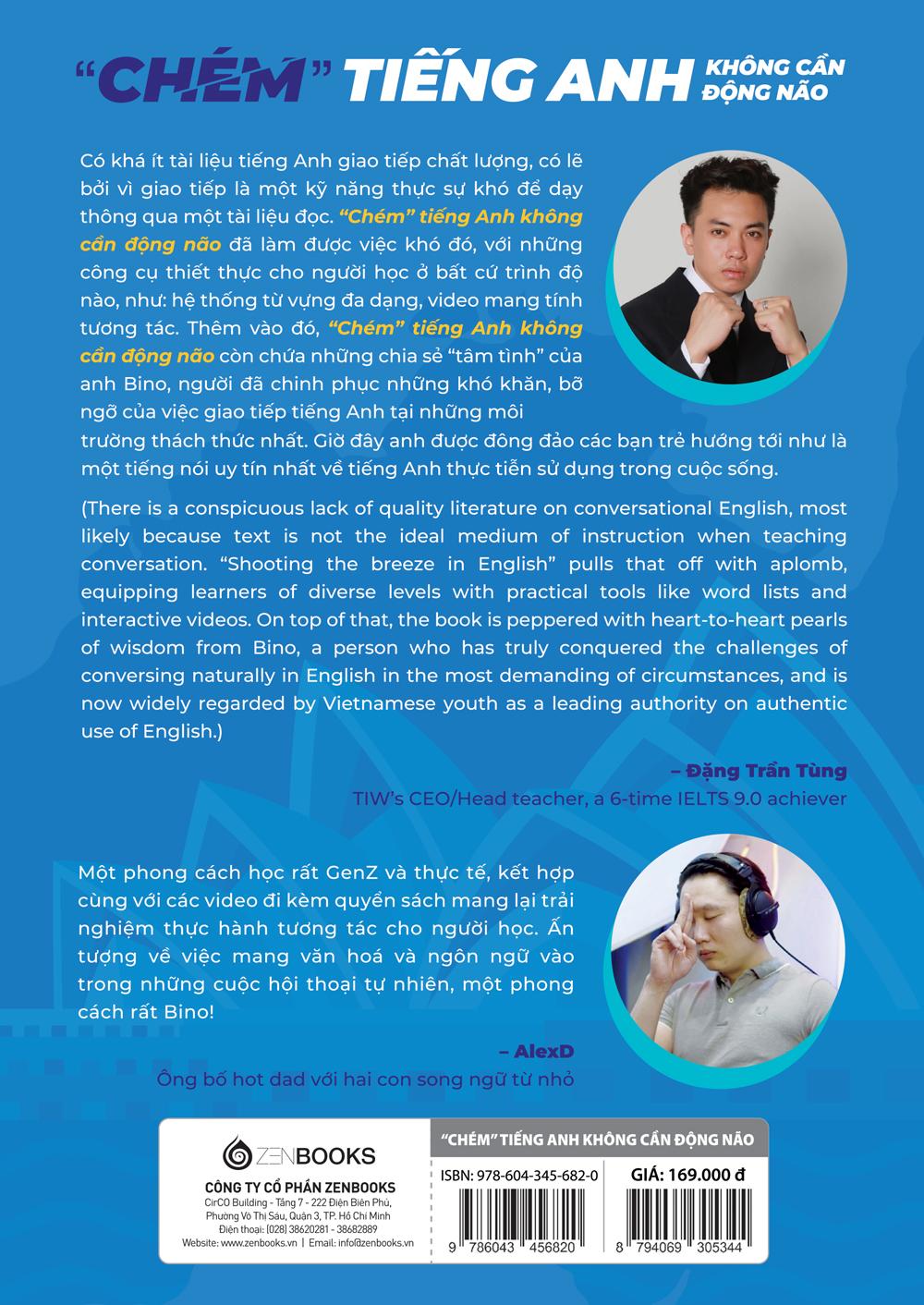 “Chém" Tiếng Anh Không Cần Động Não - Tặng Kèm Bộ Video Luyện Nghe-Nói + Sổ Học Từ Vựng