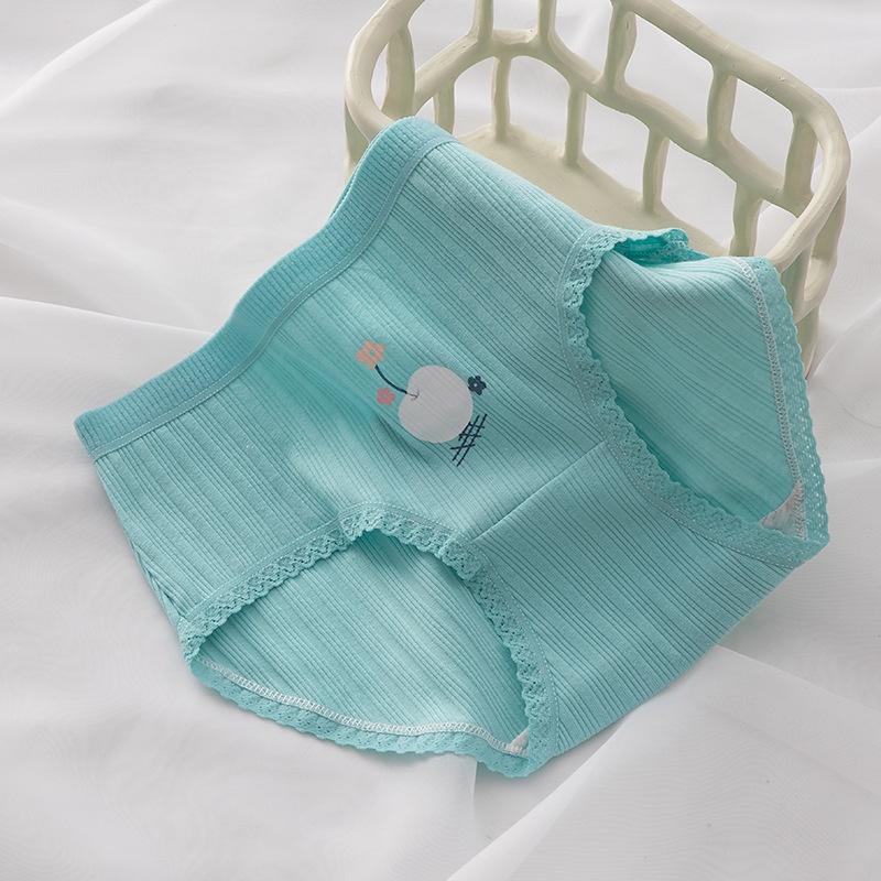 Quần Lót Nữ Cotton Kháng Khuẩn Hình Cherry Thời Trang Ngang Eo . Hàng Loại Đẹp.