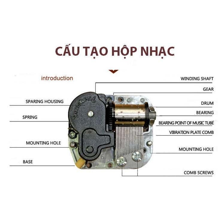 Hộp âm nhạc gỗ - Khách sạn Dubai