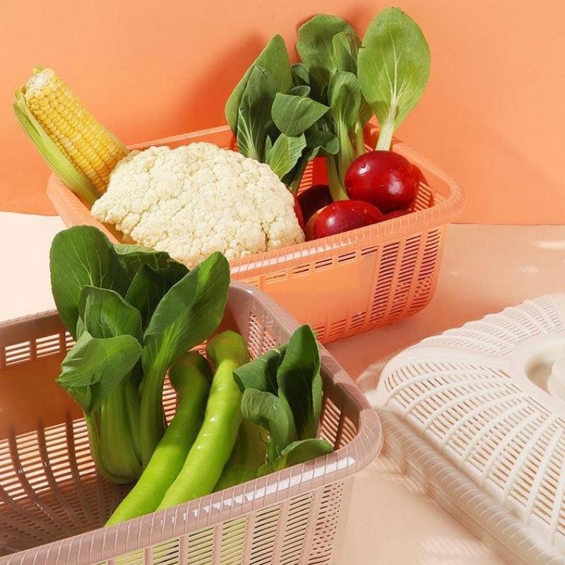RỔ VUÔNG CÓ NẮP ĐẬY ĐỰNG ĐỒ ĂN , BÁT ĐŨA , HOA QUẢ.. VỆ SINH AN TOÀN CHỐNG CÔN TRÙNG , CÓ KHE THOÁT NƯỚC CỰC TIỆN LỢI