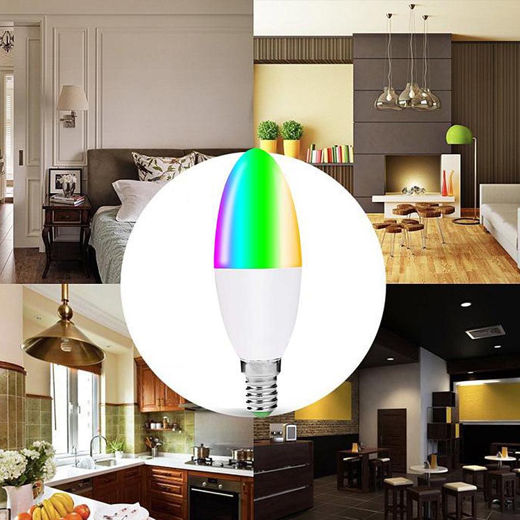 App Control Dimmable Lamp 15W Smart LED Light Bulb B22 for Home Party Decor