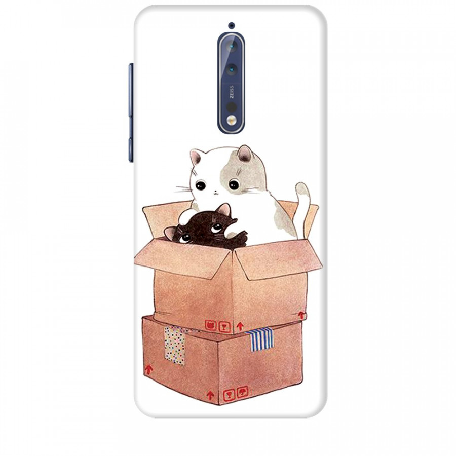 Ốp lưng dành cho điện thoại NOKIA 8 Mèo Con Dễ Thương