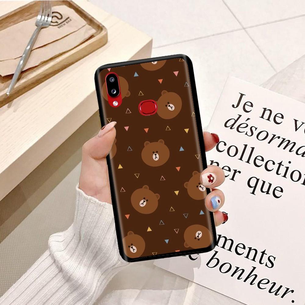 Ốp lưng điện thoại Samsung A31 Silicon dẻo hình Gấu Nâu Cute