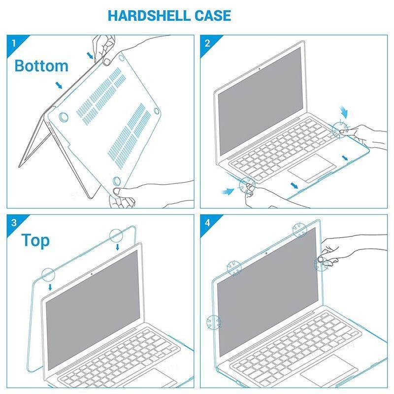 Laptop Case, Ốp + Phủ Phím Cho Macbook
