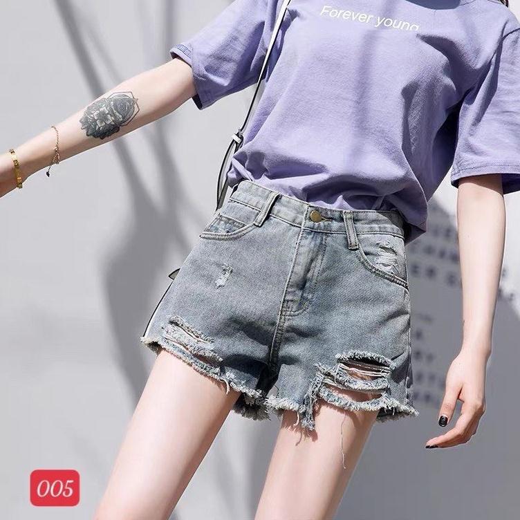 Quần short jean nữ ngố cao cấp - chất denim vải xịn BEN Shop0807 a5