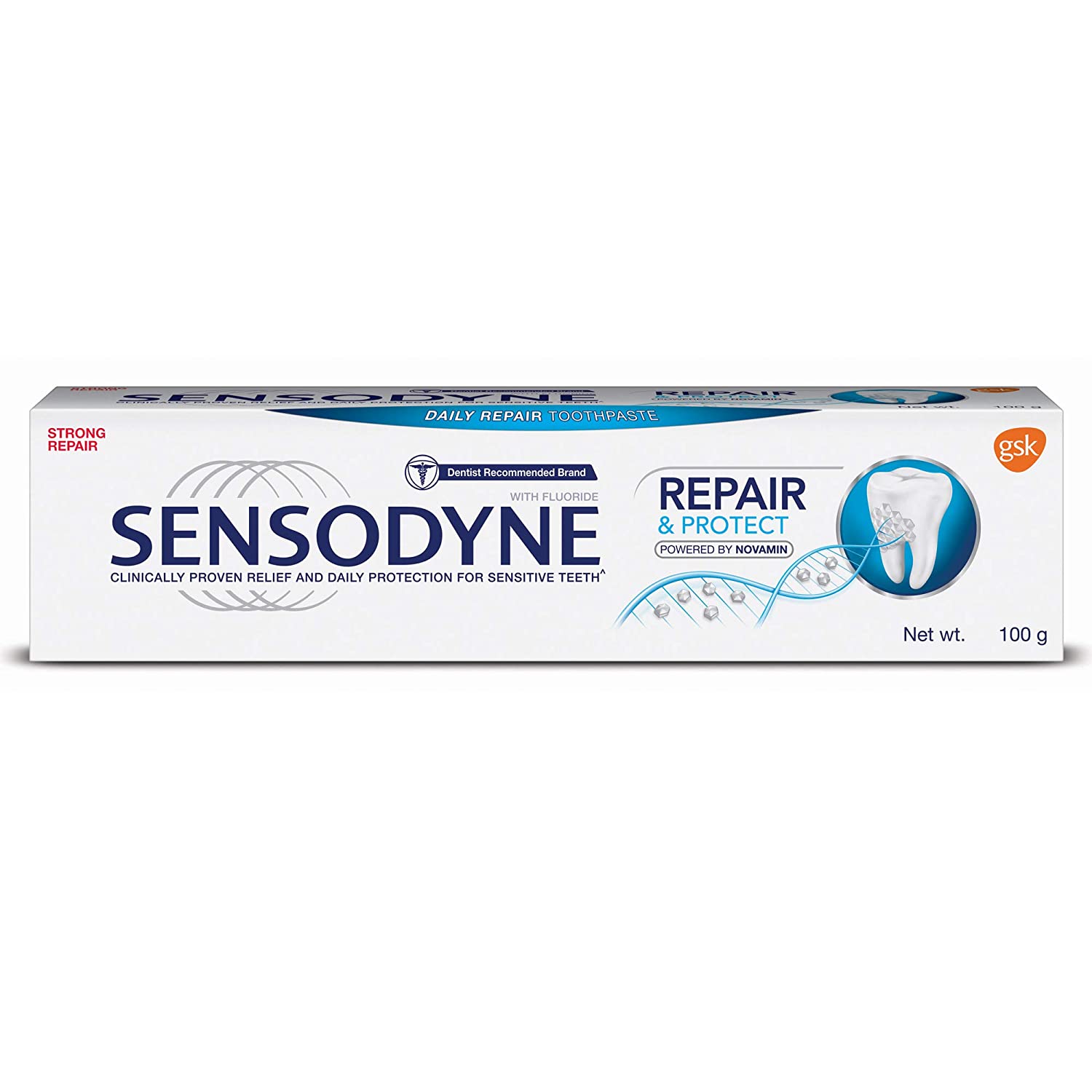 Kem đánh răng SENSODYNE Repair &amp; Protect - Bảo vệ răng nhạy cảm