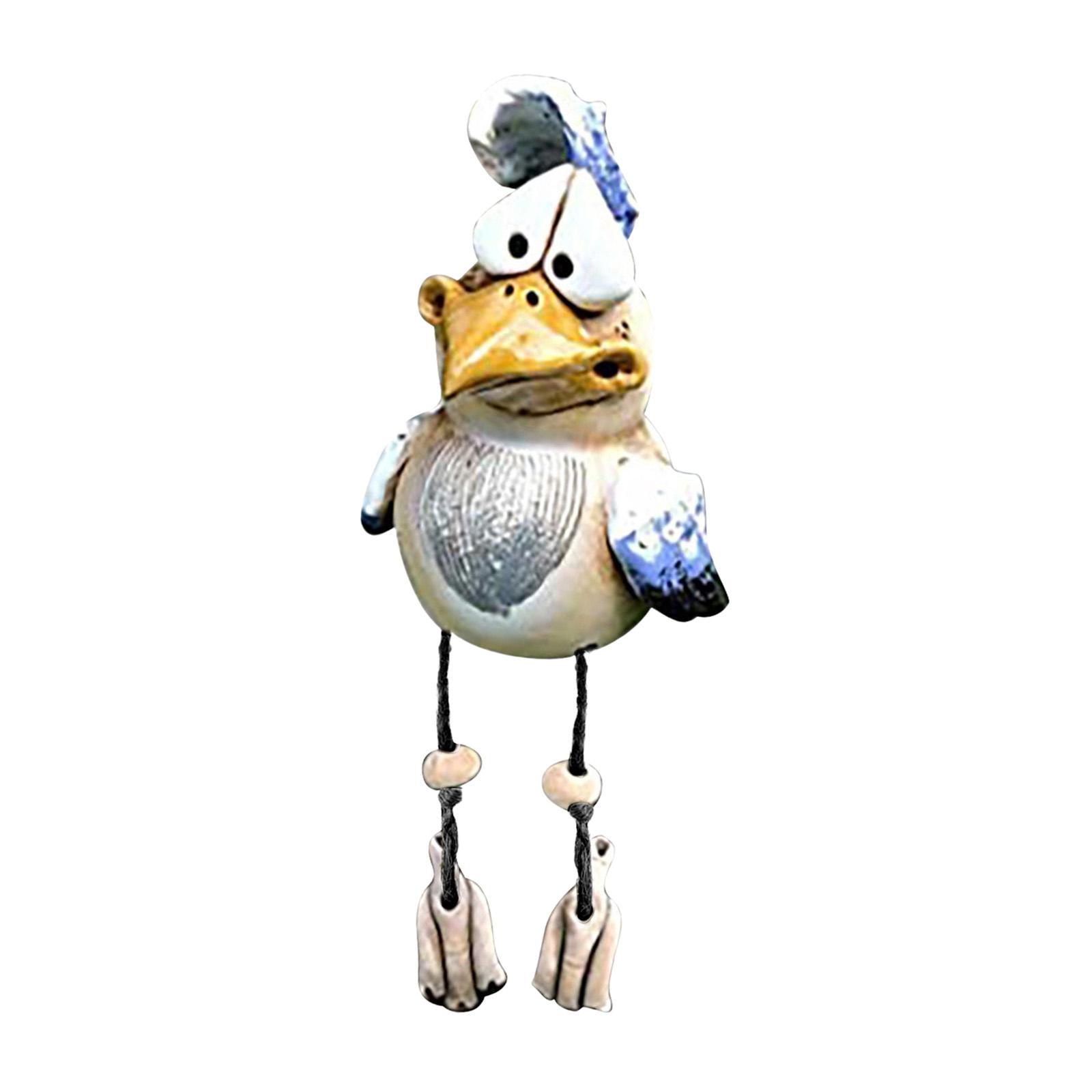 Chicken Statue for Garden Yard Arts Table Centerpiece Fairy Garden Accessories Statue Resin Figurines Sculpture for Halloween Bedroom