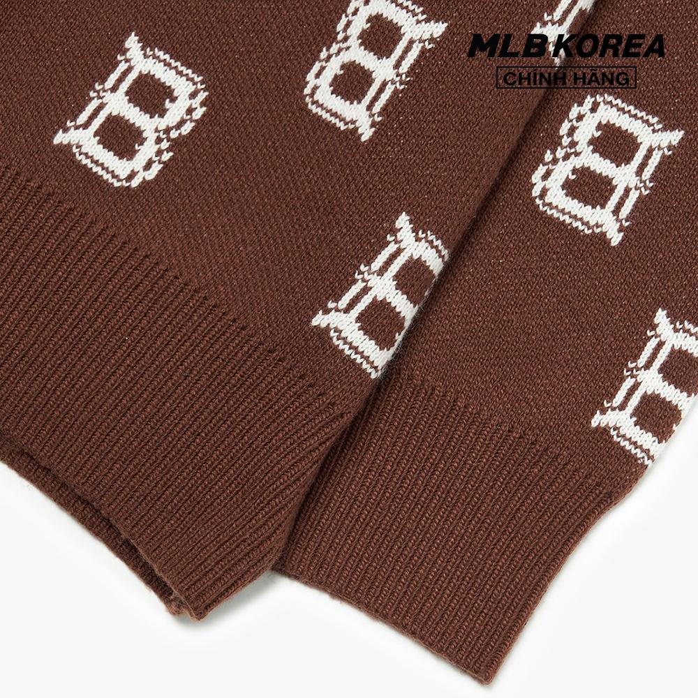 MLB - Áo sweater phom suông tay dài Classic Monogram Overfit 3AKPM0126-43BRD