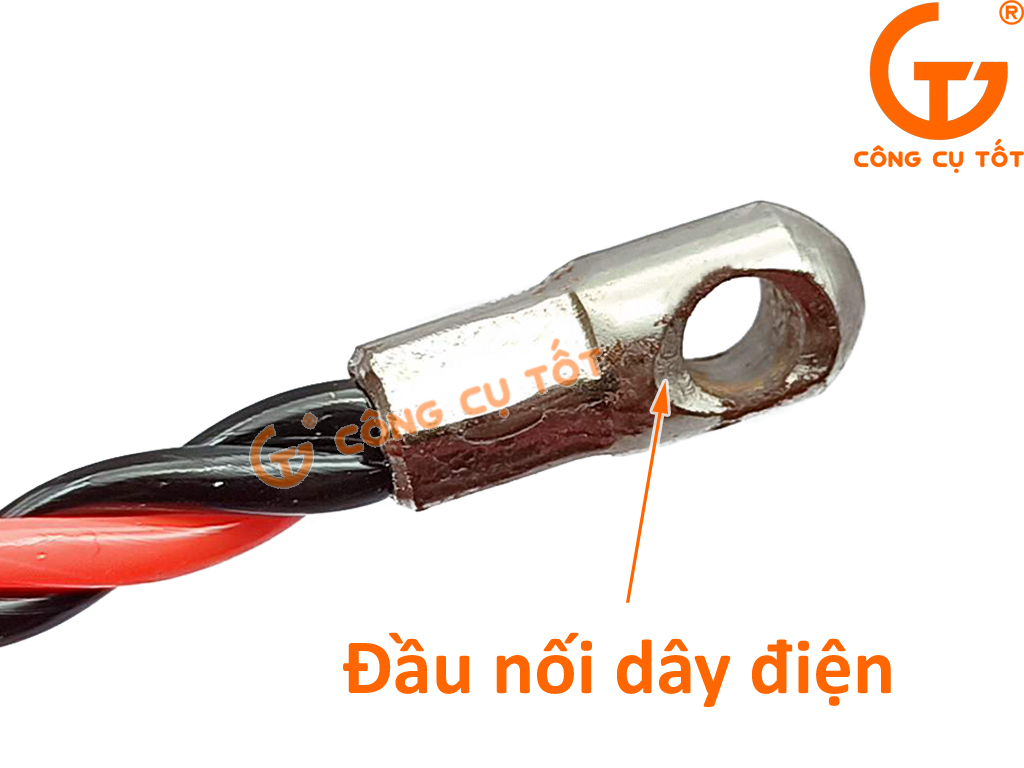 Dây mồi bện 3 lõi cáp Ø6mm cực khỏe vằn đỏ đen dài  5m