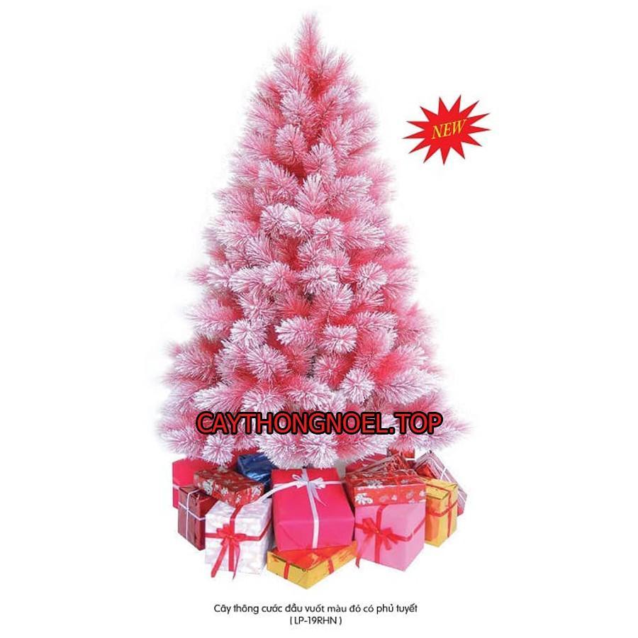 Cây thông noel màu đỏ cao 2m