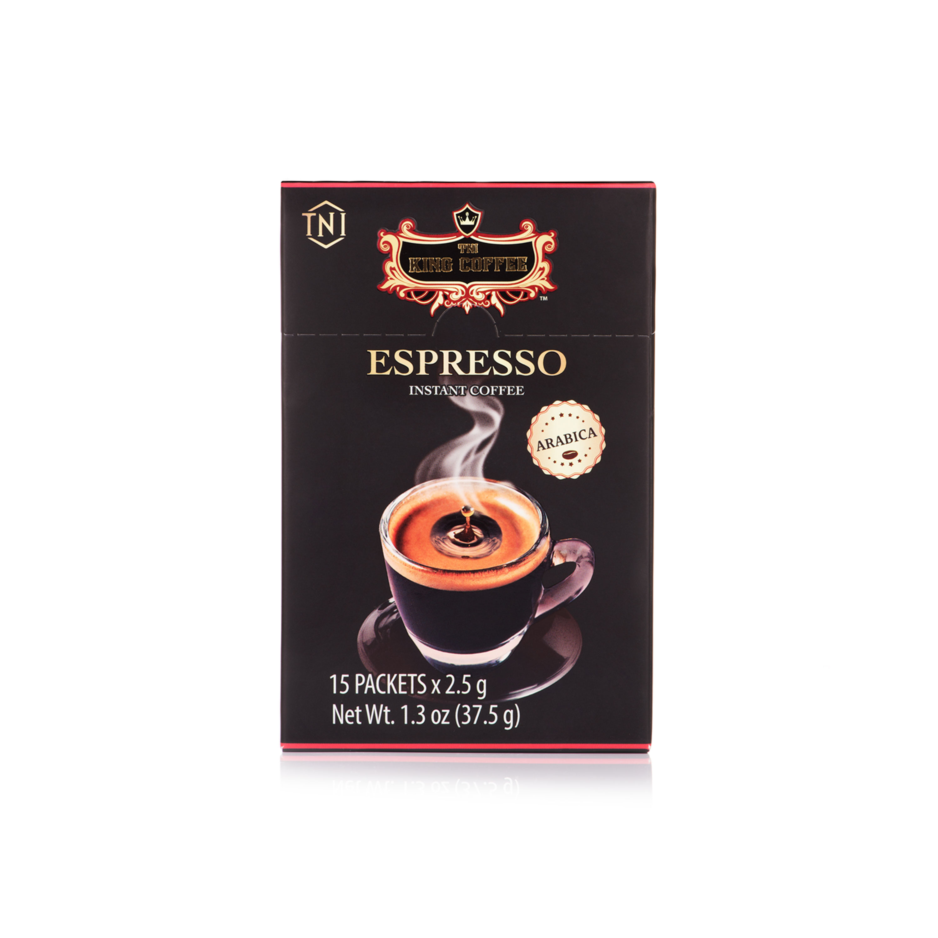 Combo 3 Cà Phê Đen Hòa Tan Espresso KING COFFEE - Hộp 100 gói x 2.5g + tặng 1 Cà Phê Đen Hòa Tan Espresso KING COFFEE - Hộp 15 gói x 2.5g