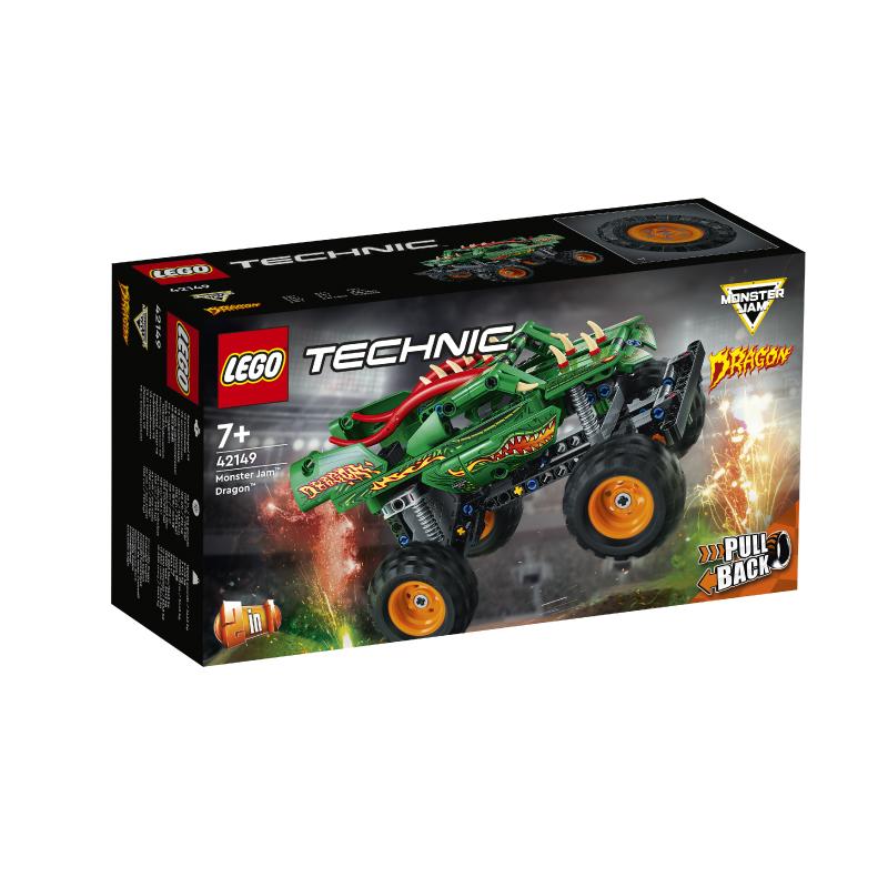Đồ Chơi Lắp Ráp LEGO Technic Chiến Xe Monster Jam Dragon 42149