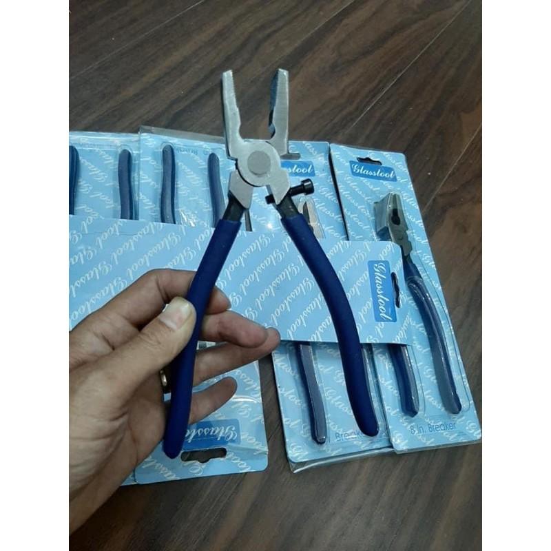 Kìm Bẻ Kính Đầu Bằng có ren mở