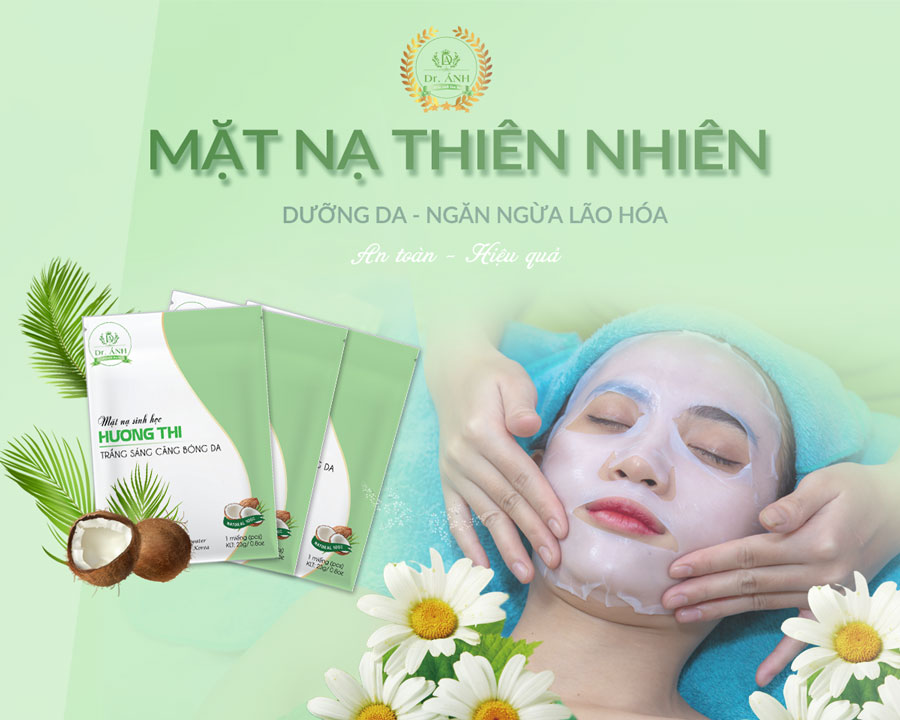 Mặt nạ Sinh học Hương Thi trắng sáng căng bóng da Dr. Ánh