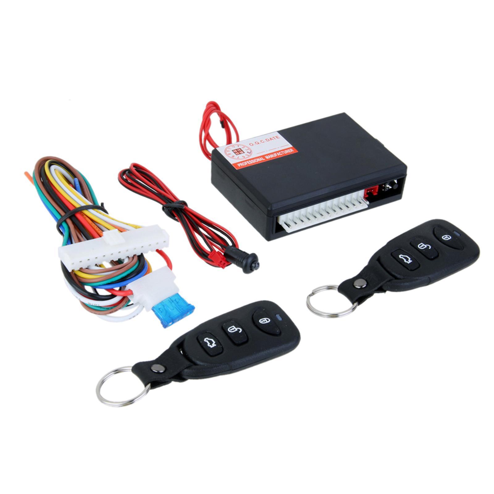 Car Remote Central Kit Door Lock Vehicle Entry System Set