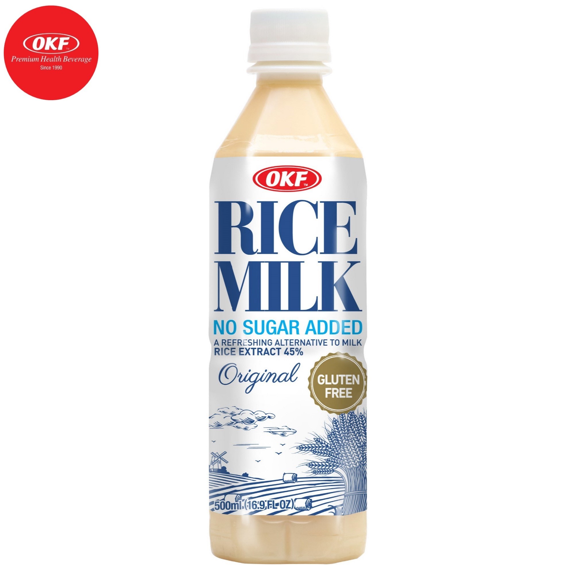 Sữa gạo Hàn Quốc OKF Original 500ml không đường x5 chai