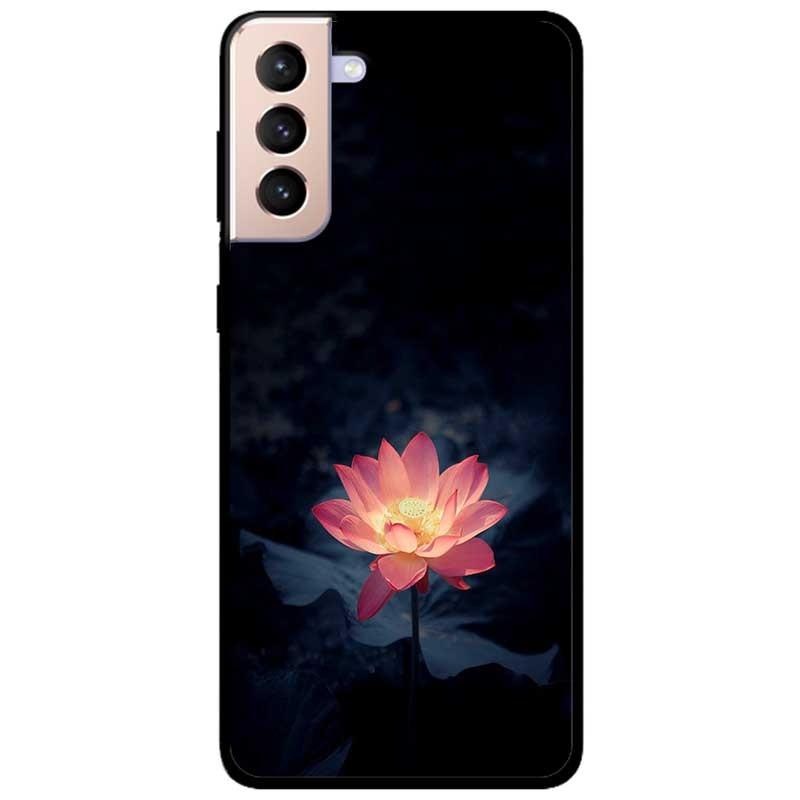 Ốp lưng dành cho Samsung Galaxy S22 - S22 Plus - S22 Ultra - mẫu Sen Hồng Trong Đêm