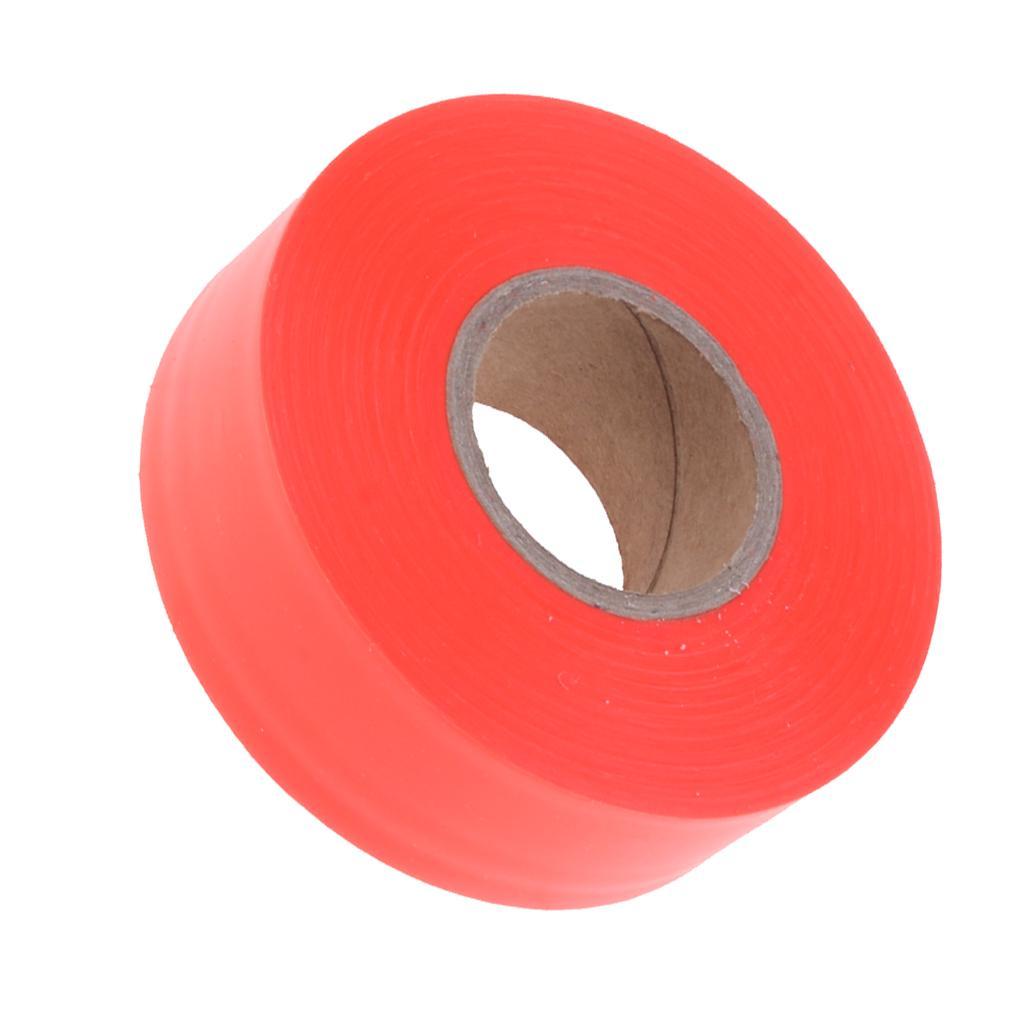 Outdoor Garden Tool Flagging Tape Trail Marking Safety Ribbon Camp Orange