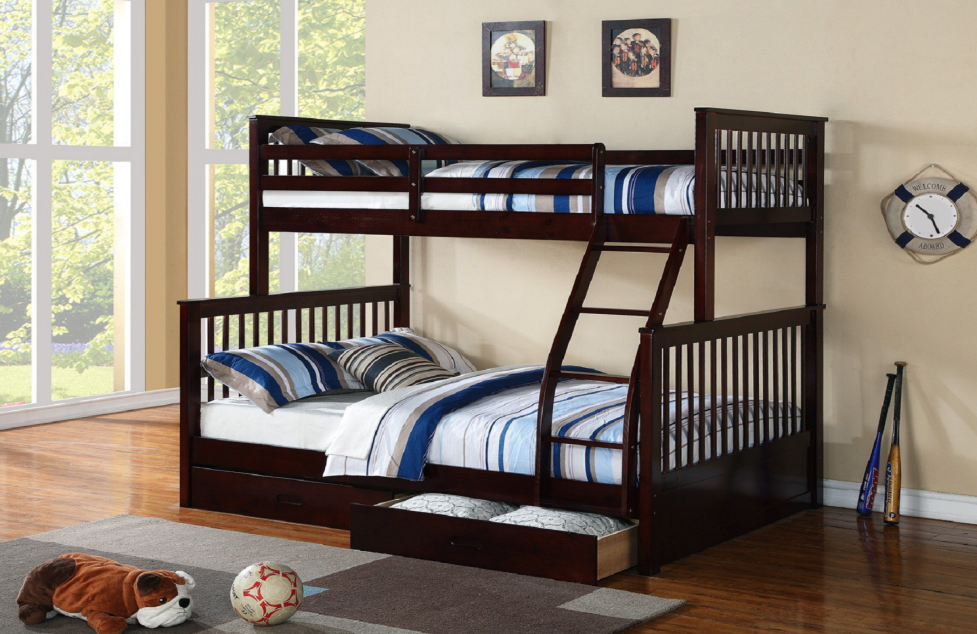 Giường 2 Tầng K.Bed 128 (Nâu)