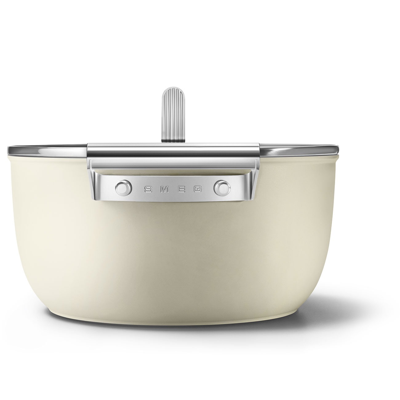 Nồi Smeg Casserole CKFC24411CRM 24cm màu kem - Made in Italy Hàng Chính hãng