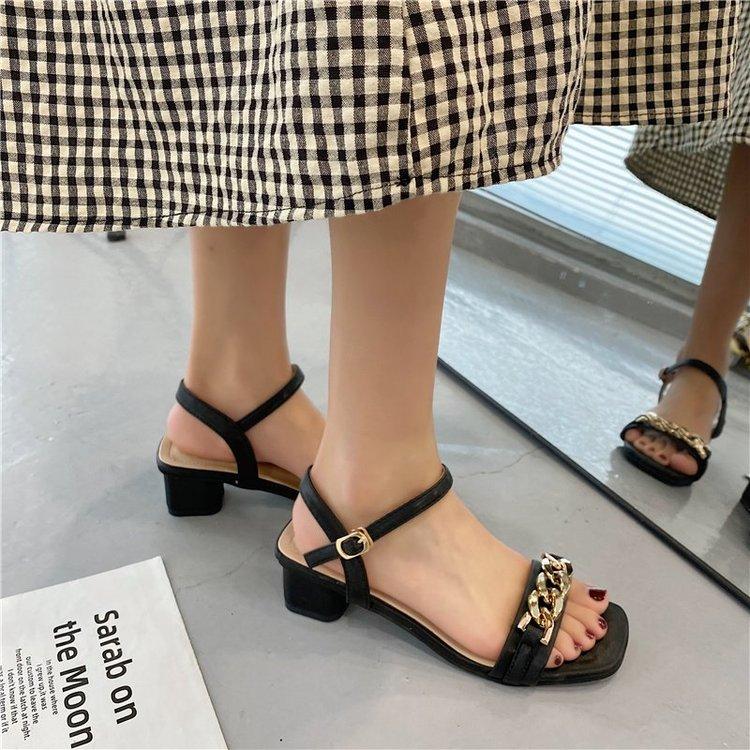 Giày Cao Gót Đế Vuông Thời Trang Cho Nữ