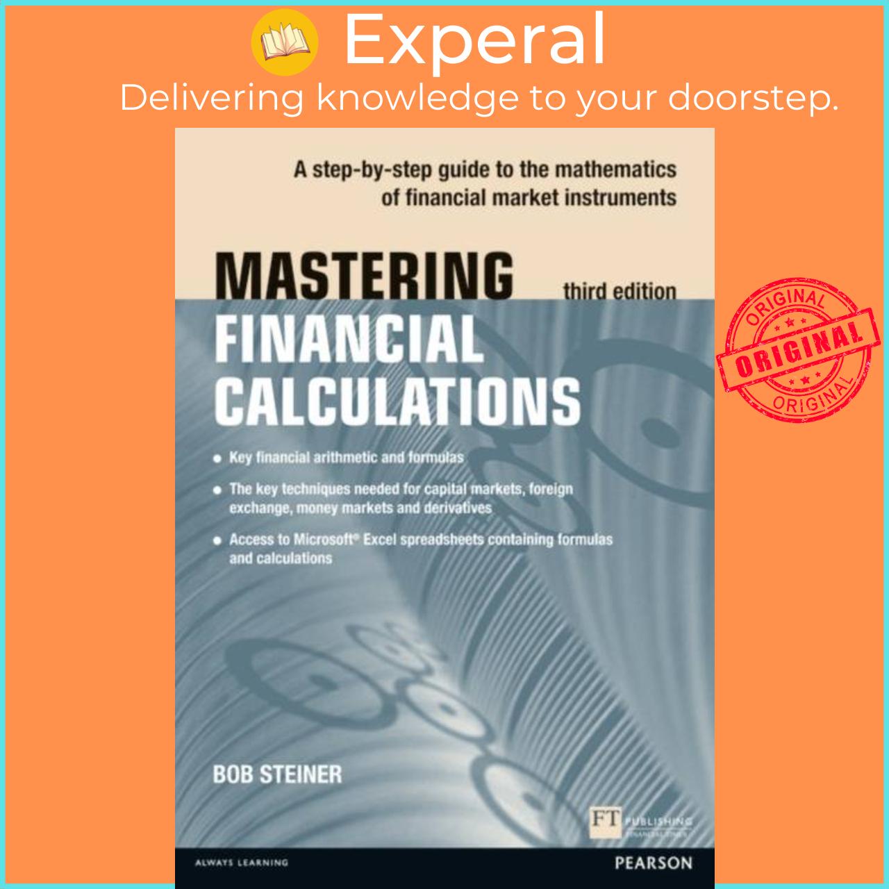 Sách - Mastering Financial Calculations - A step-by-step guide to the mathematics by Bob Steiner (UK edition, paperback)