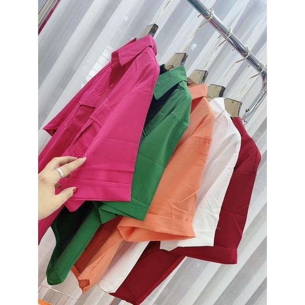 ÁO SƠ MI THÔ FULL MÀU