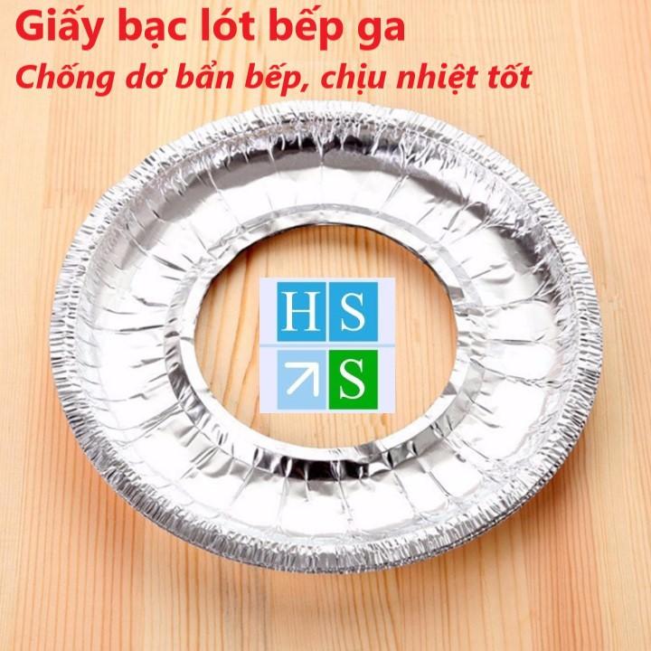 Set 10 Giấy bạc lót bếp ga chắn dầu mỡ tấm giấy bạc tiện ích bảo vệ bếp ga - HS Shop Đà Nẵng