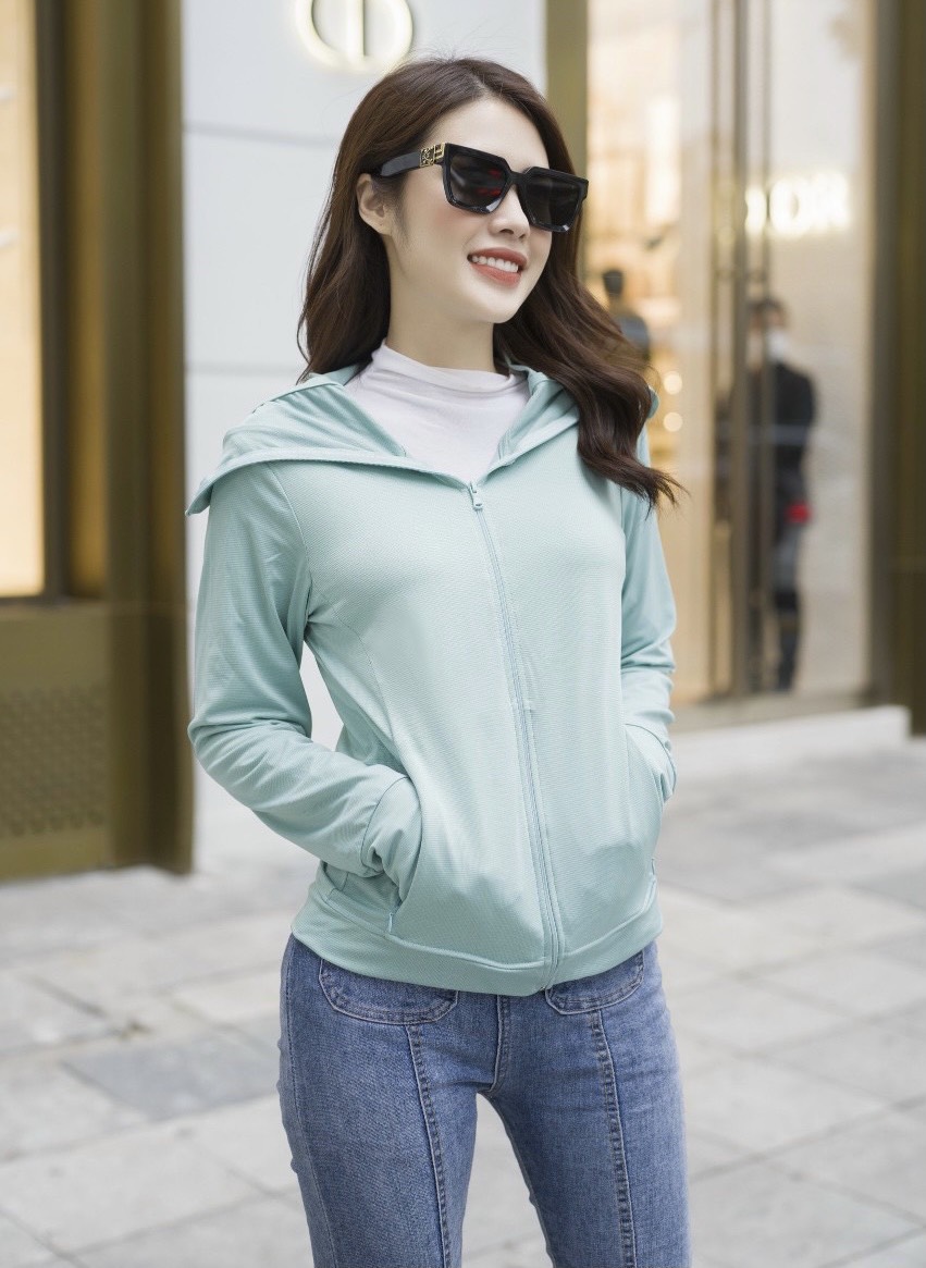ÁO KHOÁC ĐI NẮNG NỮ CHỐNG TIA UV THỜI TRANG CAO CẤP