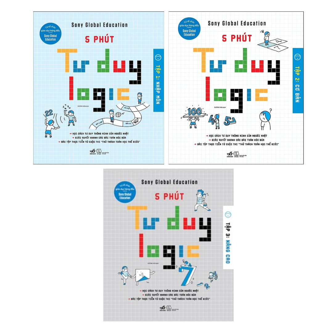 Bộ 3 Cuốn: 5 Phút Tư Duy Logic