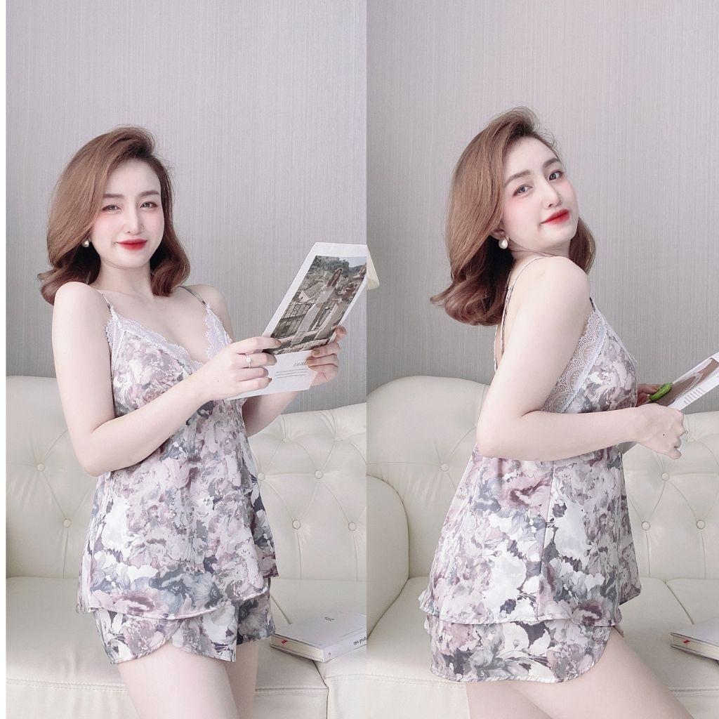 Đồ Ngủ Nữ Đồ Ngủ Sexy lụa Satin