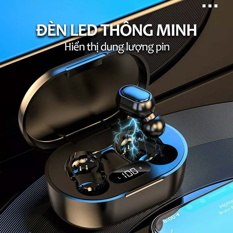 PIN 240H - Tai Nghe Bluetooth Không Dây Lord Tiger Bluetooth 5.3 TWS Micro Ghi Âm Điện Thoại The Deosd - Hàng Chính Hãng