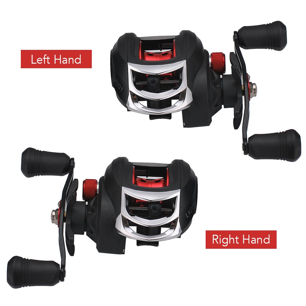 Máy câu cá Baitcasting Reel vòng bi 17+1 , tốc độ cao