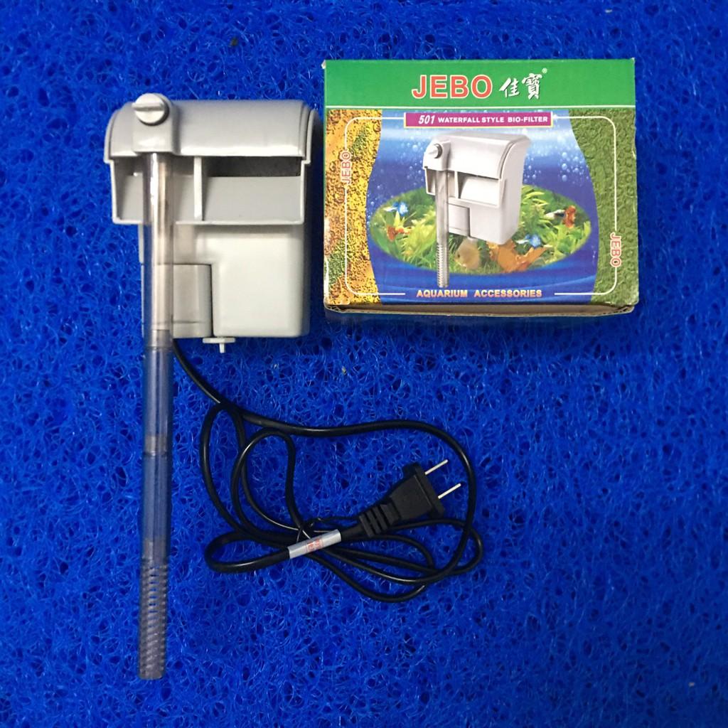 MÁY LỌC THÁC NHỎ GỌN CHO BỂ CÁ MINI, ĐỂ BÀN JEBO 501 - 502 - 503