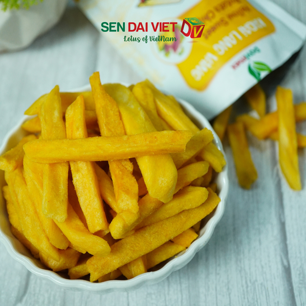 Khoai Lang Vàng Sấy Giòn- Ngon Ngọt Tự Nhiên, Ăn Ngon, Sống Khỏe, ĐV- Sen Đại Việt- Gói 50g-Date Mới Nhất.