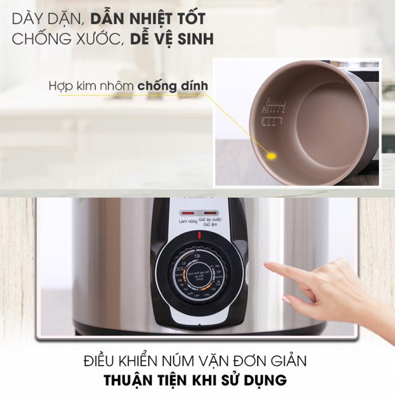 Nồi Áp Suất Điện PHILIPS HD2103/66, 900w - 5.0Lit, Hàng Chính Hãng