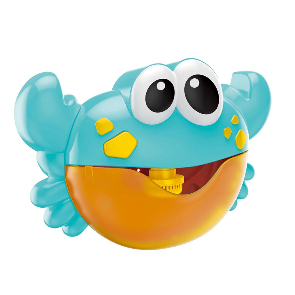 Baby Kids Music Bath Bubble Maker Machine Crab Đồ Chơi Tự động