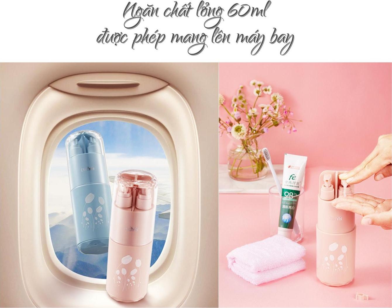 Hộp đựng dụng vụ vệ sinh cá nhân &amp; mỹ phẩm du lịch - Travel kit Etravel