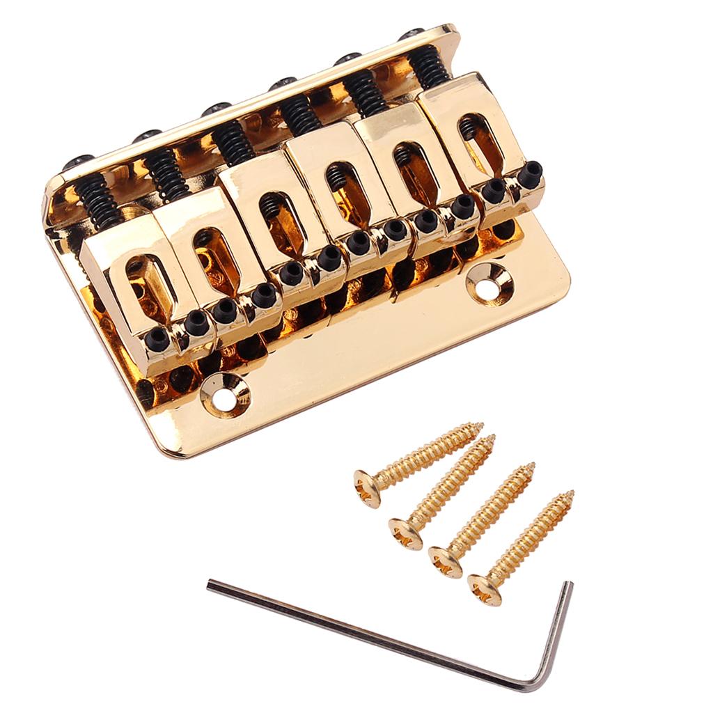 Baoblade Cố Định Đàn Guitar Cầu Hội 6 Dây Đàn Guitar Cầu Hội Vàng Kim Loại