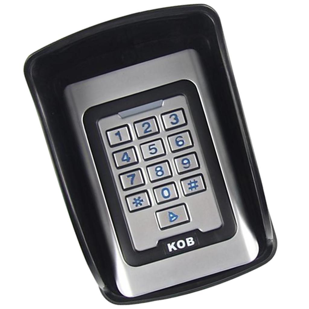 2x Waterproof Protective Case For Digital Fingerprint Access Control Black