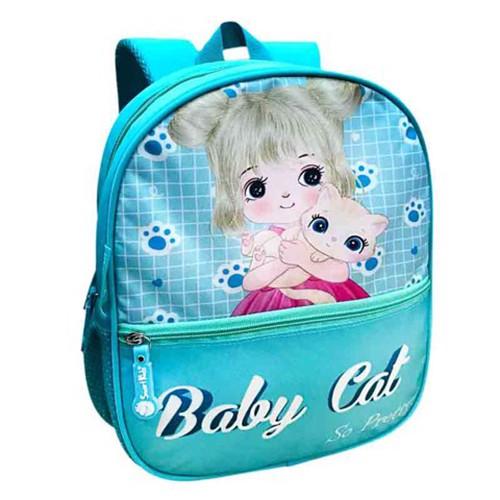 Balo mẫu giáo B.Bag Toy Station-Baby Cat Xanh nhạt dành cho bé 3-5 tuổi,trẻ mẫu giáo,đáng yêu,dễ thương B-008