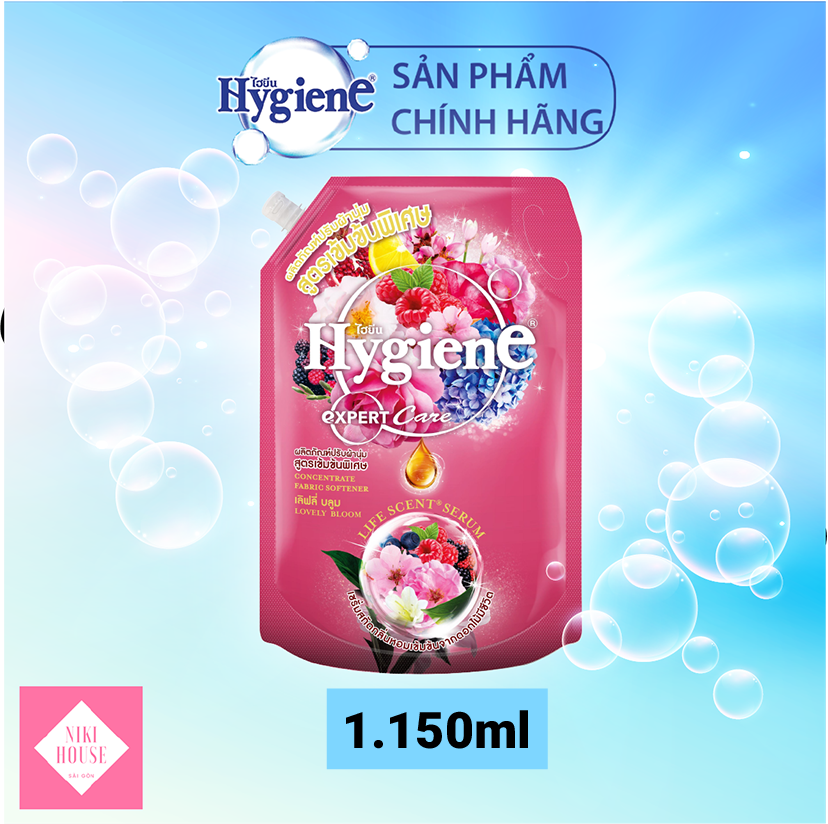 NEW [SIÊU THƠM - MỀM] Nước xả vải Đậm Đặc Thái Lan HYGIENE 1.150ml (túi)