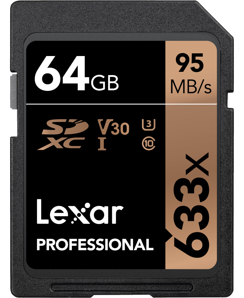 Thẻ Nhớ SDXC Lexar Professional 633x 64GB UHS-I 95MB/s - Hàng Chính Hãng