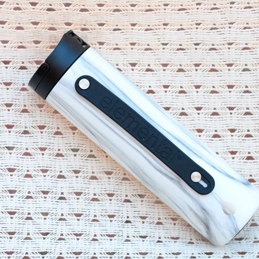 Bình giữ nhiệt Elemental Iconic sport màu vân đá 590ml, giữ nhiệt vượt trội, inox 304, FDA Hoa Kì, An toàn sức khỏe, có ống hút