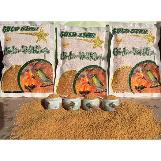 Combo 5 cám chim vành khuyên Tú Gold số 3 - Gói 100gram