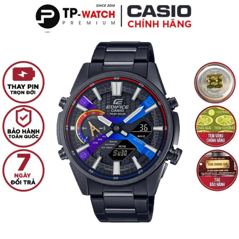 Đồng Hồ Nam Dây Thép Casio Edifice ECB-S100HG-1ADF Chính Hãng - ECB-S100HG-1 Pin Năng Lượng Mặt Trời - Kính Sapphire