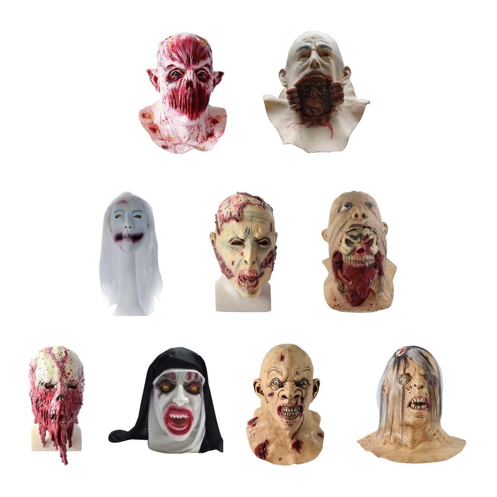 Halloween Costume Party Latex Full Head Mask