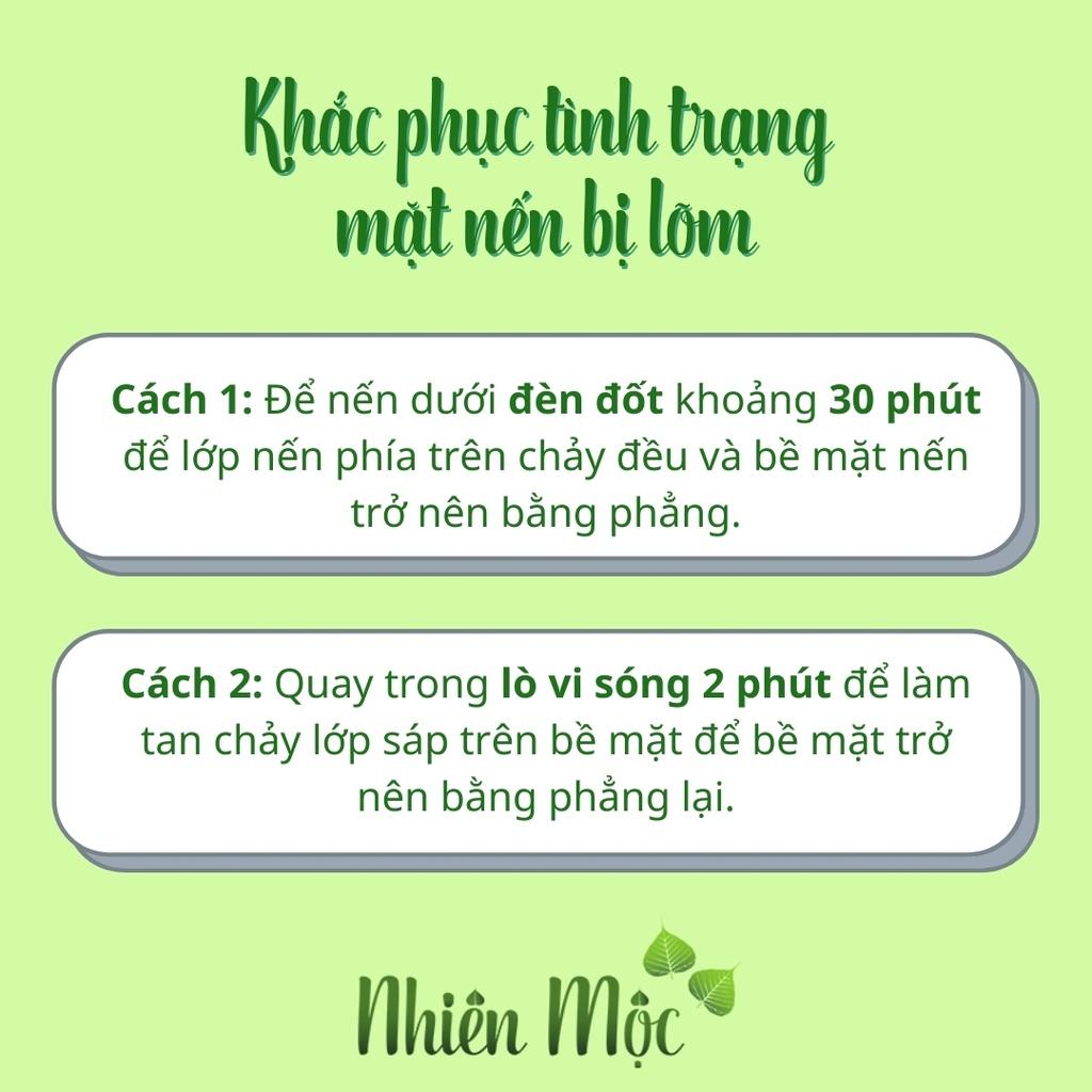 7 mùi hương | Nến thơm Luân Xa Nhiên Mộc | An toàn | Không khói