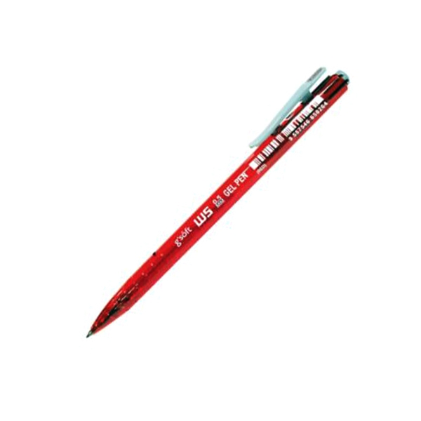 Bút Nước Retractable W5 0.5mm G'Soft GP-GS-W5-RED - Đỏ