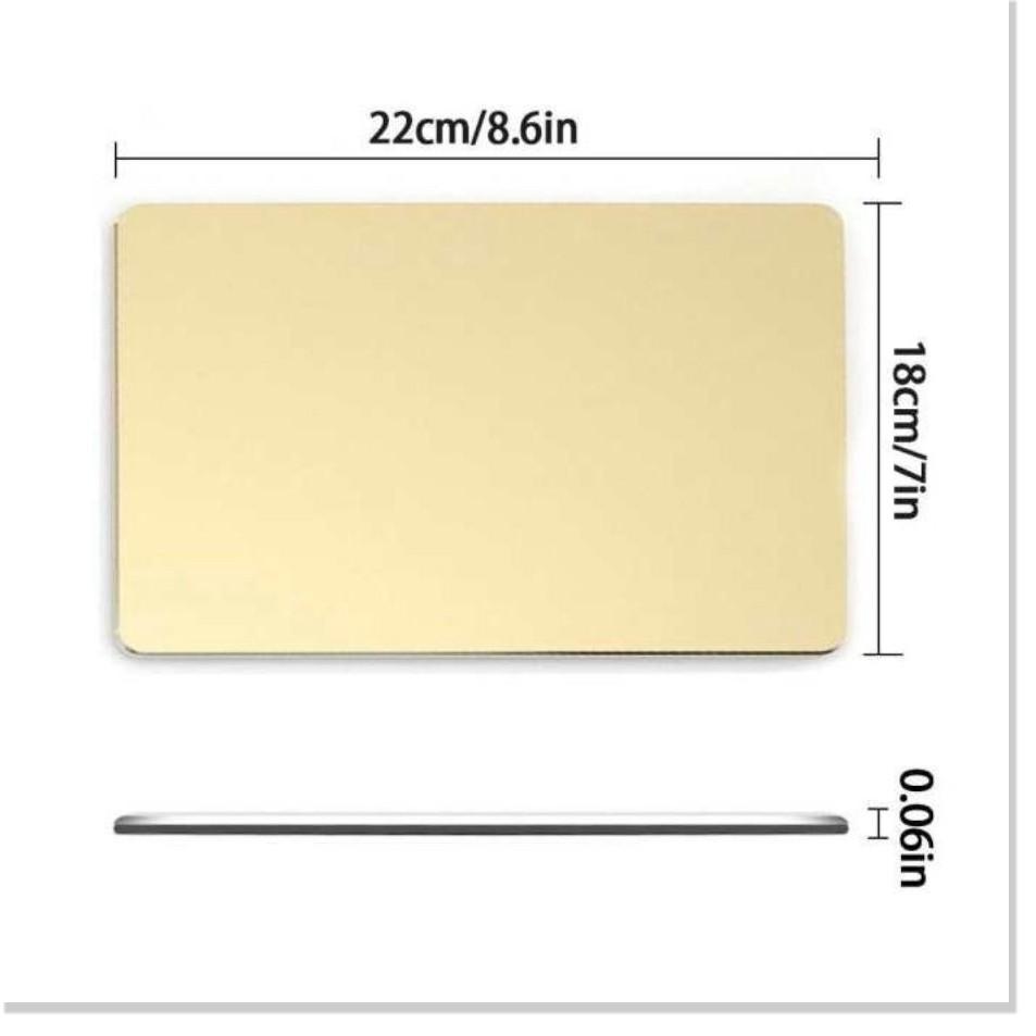 Miếng Lót Chuột chất liệu Nhôm Aluminum Mouse pad 220x180mm